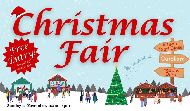 Christmas Fair 2024 Facebook Cover Aspect Ratio 650 380